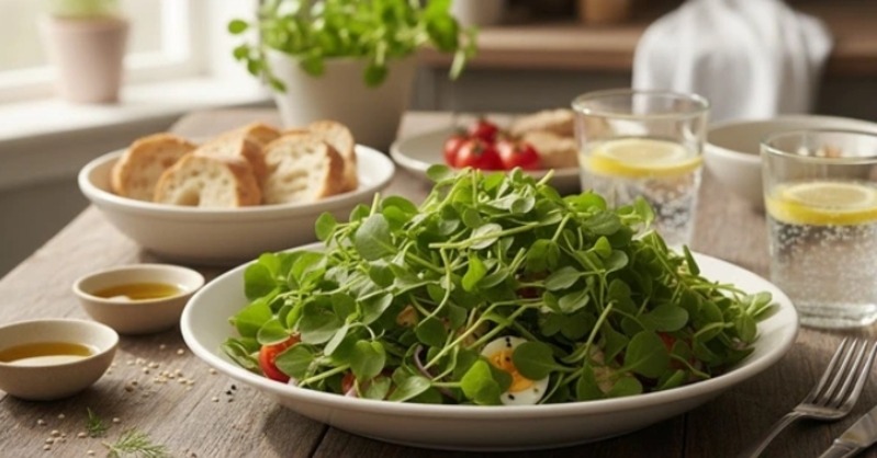 Rau càng cua góp phần bổ sung kali, canxi, sắt và các vi chất từ thực phẩm tự nhiên. 