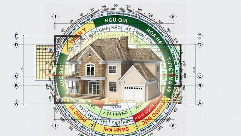 Xác định đúng hướng nhà giúp gia chủ lựa chọn phương án thiết kế và bố trí không gian hợp phong thủy. 