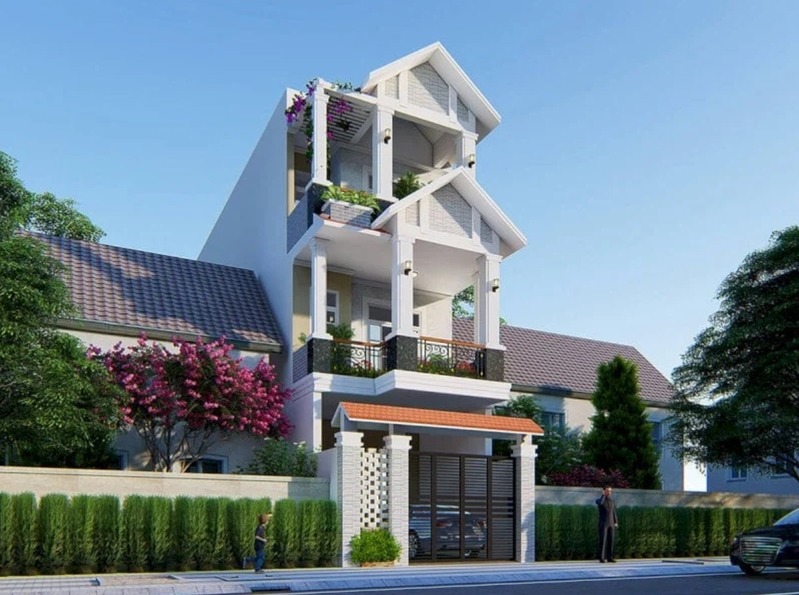 Nhà hướng Đông đón nắng sớm, tạo cảm giác tươi mới và giàu năng lượng cho gia đình. 