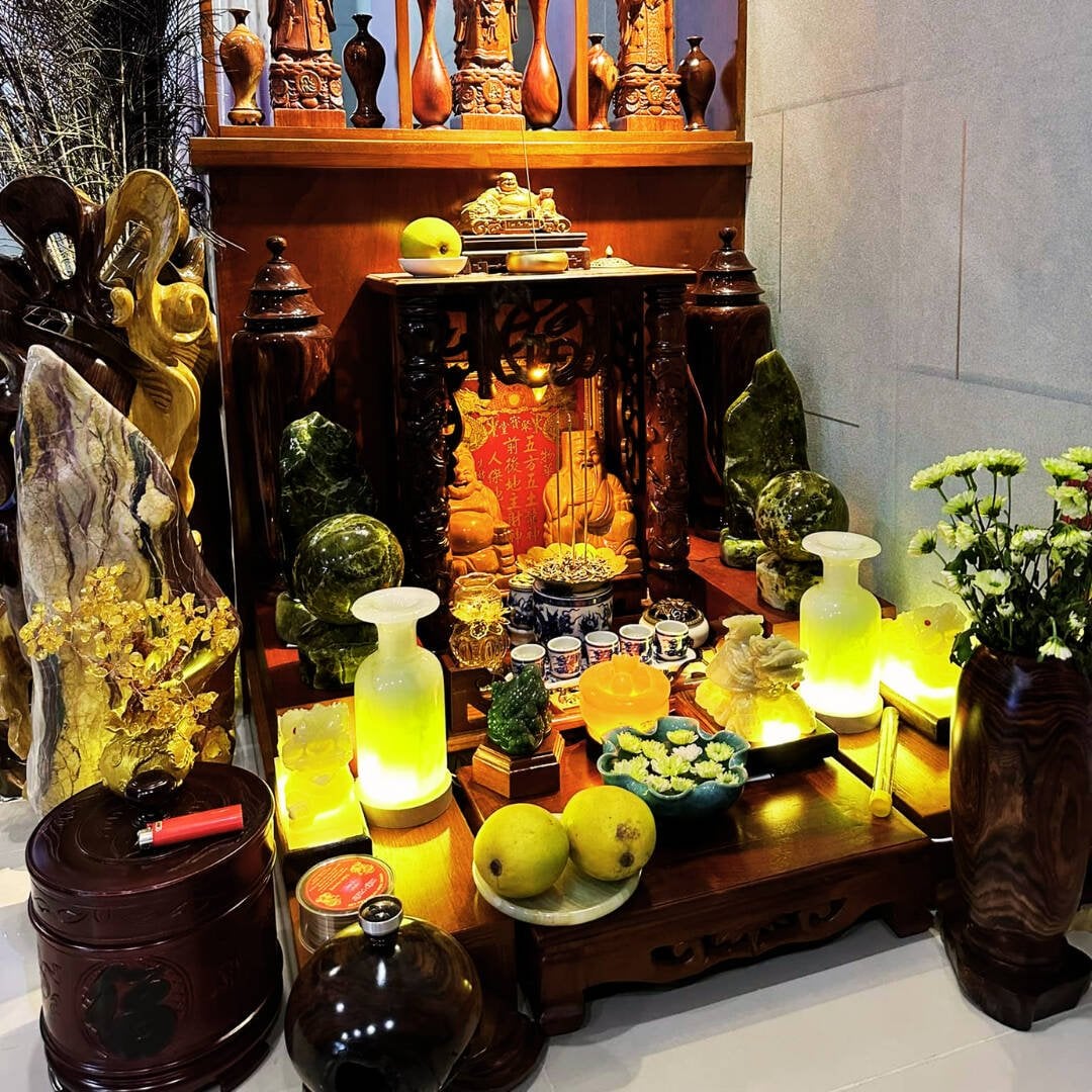 Cách bài trí bàn thờ gia tiên 